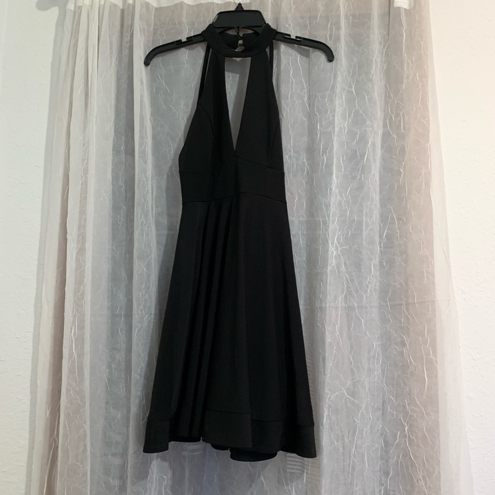 Black Windsor skater girl dress